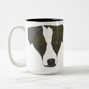 Tasse de border collie d'art de bruit