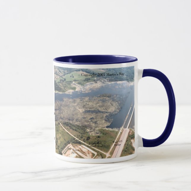 Tasse de bosse de moulin de Fourchette-Scie de lac (Droite)