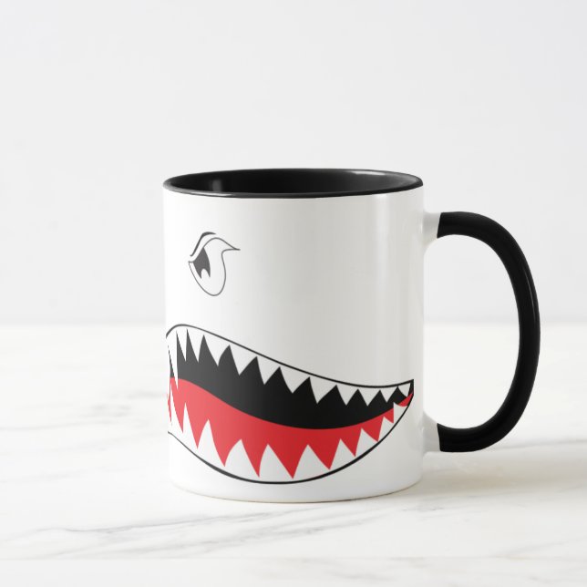 Tasse de bouche de requin (Droite)