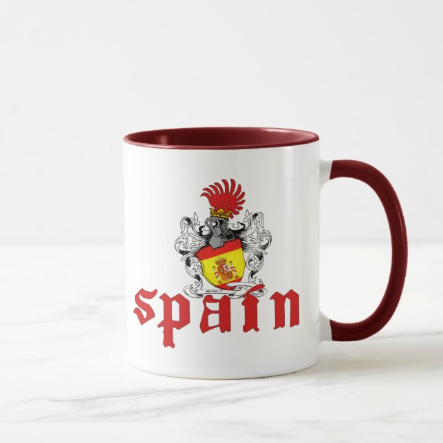 Tasse de bouclier de l'Espagne (Droite)