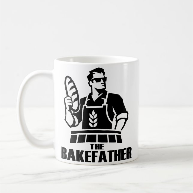 Tasse de boulanger drôle Bakefather (Gauche)