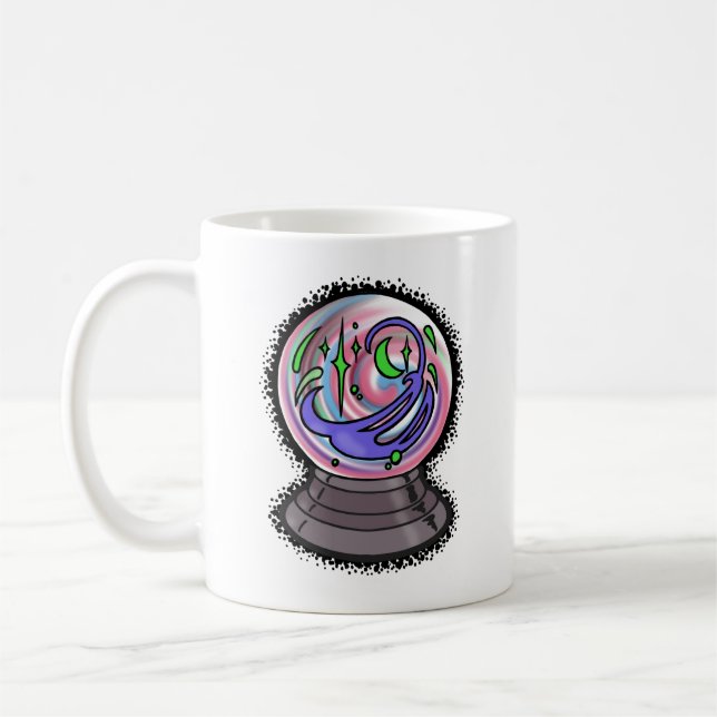 Tasse de boule de cristal de diseur de bonne (Gauche)