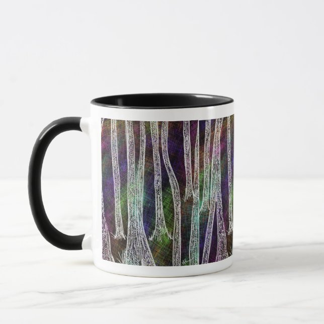 Tasse de bouleau des arbres cadeau café (Gauche)