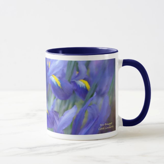 Tasse de bouquet d'iris (Droite)