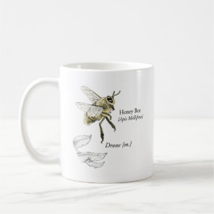 Tasse de bourdon d'abeille de miel de MABA