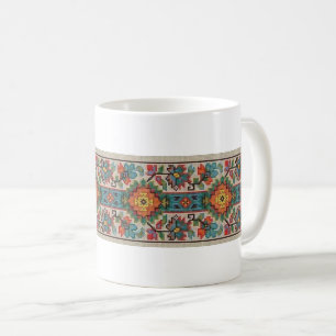 Tasse de broderie de fleur de Vyshyvanka
