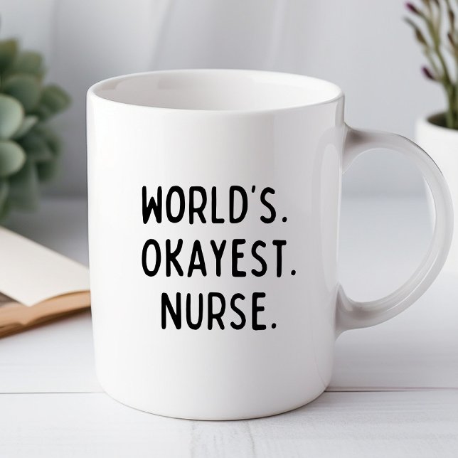 Tasse de bureau drôle pour infirmière la plus corr (Créateur téléchargé)