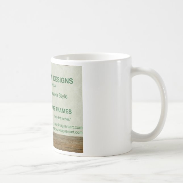 Tasse de Businesscard d'art de Saguaro (Droite)