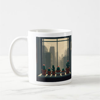 Tasse de cactus du jardinier de ville