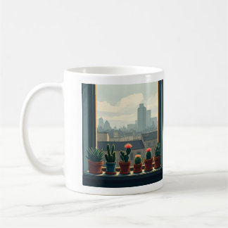 Tasse de cactus du jardinier de ville