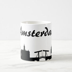 Tasse de cadeau de point de repère d'Amsterdam