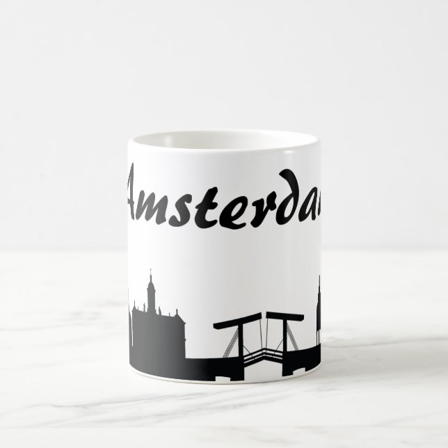 Tasse de cadeau de point de repère d'Amsterdam (Centre)