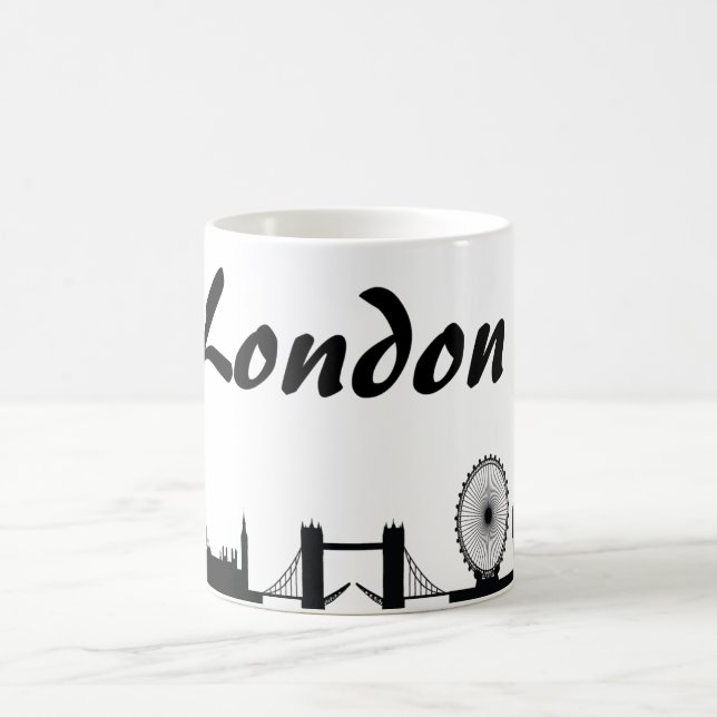 Tasse de cadeau de point de repère de Londres, (Centre)