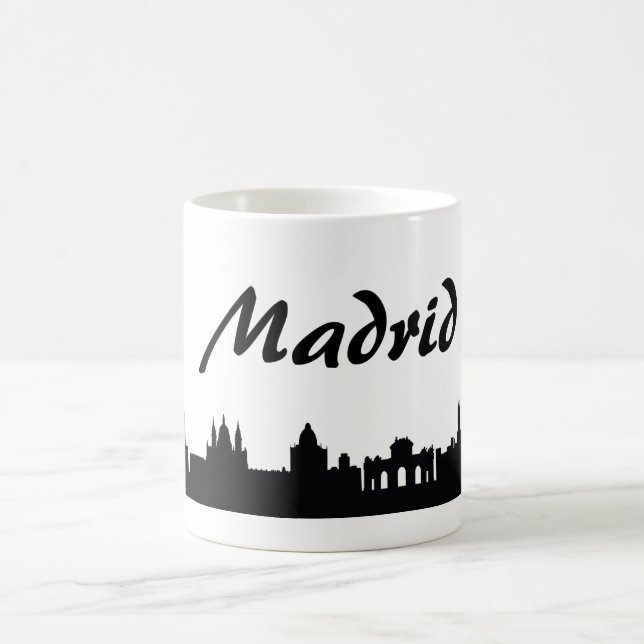 Tasse de cadeau de point de repère de Madrid, (Centre)