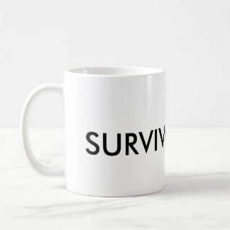 Tasse de cadeau de "survivant" de Cancer