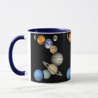 Tasse de cadeau de système solaire