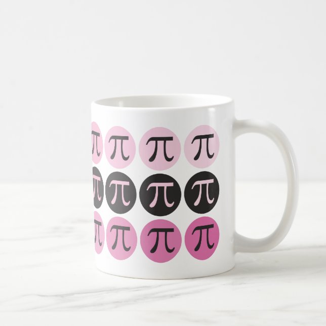 Tasse de cadeau Pi rose - Mod Pi (Droite)