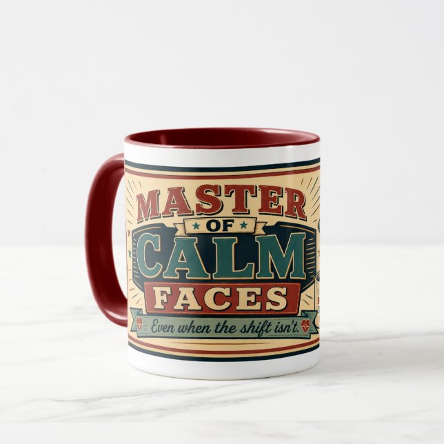 Tasse de cadeau pour infirmière - Tasse de café vi (Devant gauche)