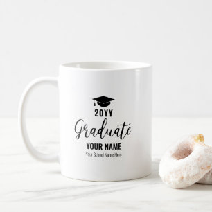 Tasse de cadeaux de remise de diplôme personnalisé