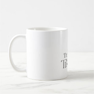Tasse de café à citation motivante minimale