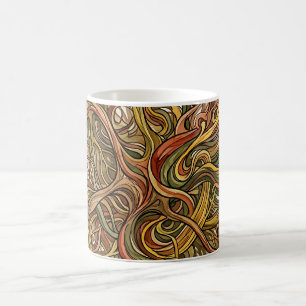 Tasse de café à encre de la Terre de neurone de ce