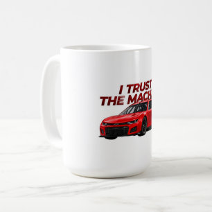 Tasse de café à graphisme de course Je fais conf