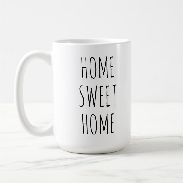 Tasse de café à la maison douce à la maison de (Gauche)