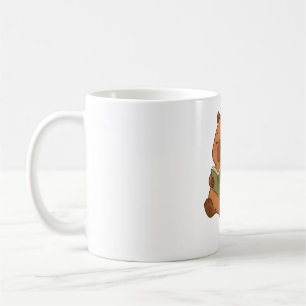 Tasse de café à lanterne capybara de lecture confo