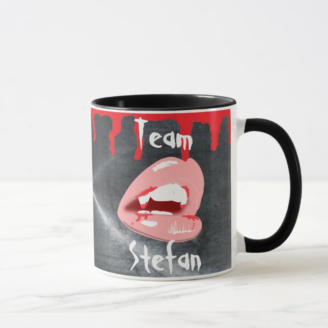 Tasse de café à lèvres de vampire de l'équipe Stef (Droite)