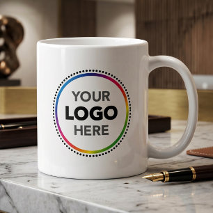 Tasse de café à logo personnalisé Objets publici