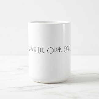 Tasse de café à message personnalisé