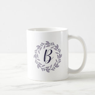 Tasse de café à monogramme / logo Couronne Violett