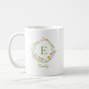 Tasse de café à monogramme personnalisé avec couro