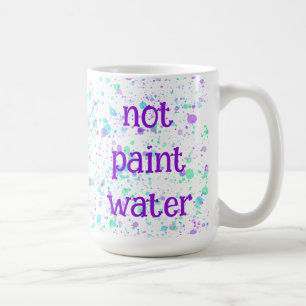 Tasse de café à motif de peinture rigolo pas de pe