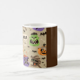 Tasse de café à motif vintage Halloween