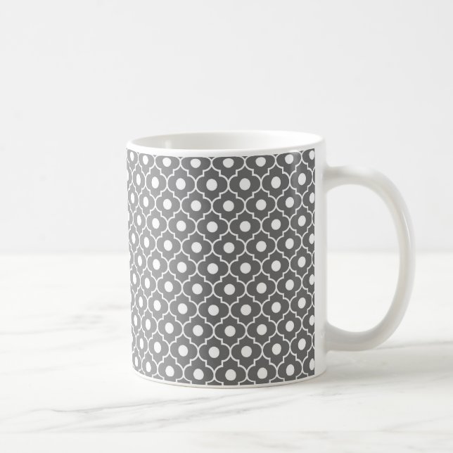 Tasse de café à motifs de losanges de motif de (Droite)