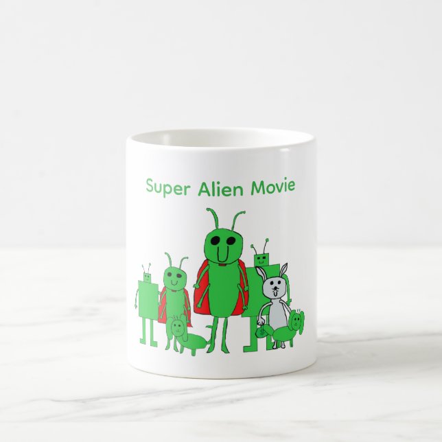 Tasse de café à personnage complet de Super Alien (Centre)