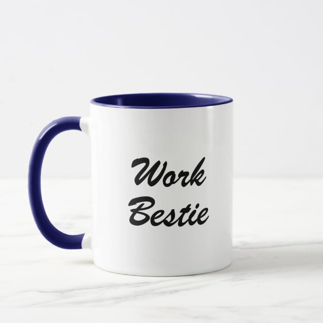 Tasse de café à typographie de collègue de travail (Gauche)