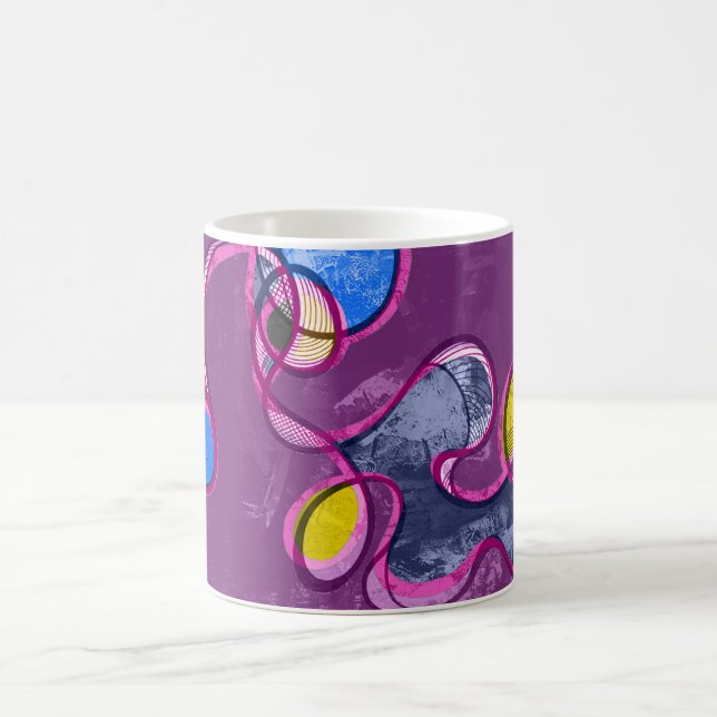 Tasse de café abstraite Chakra du cœur (version vi (Centre)