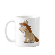 Tasse de café actionnée par cheval
