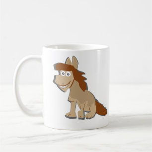 Tasse de café actionnée par cheval