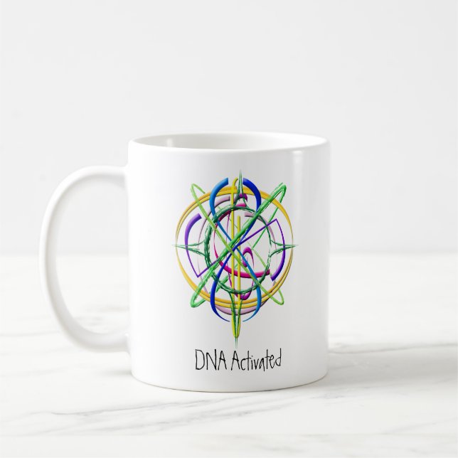 Tasse de café activée par ADN d'atome (Gauche)