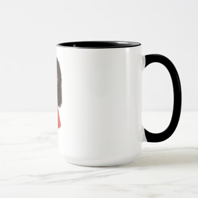 Tasse de café africaine de fille (Droite)