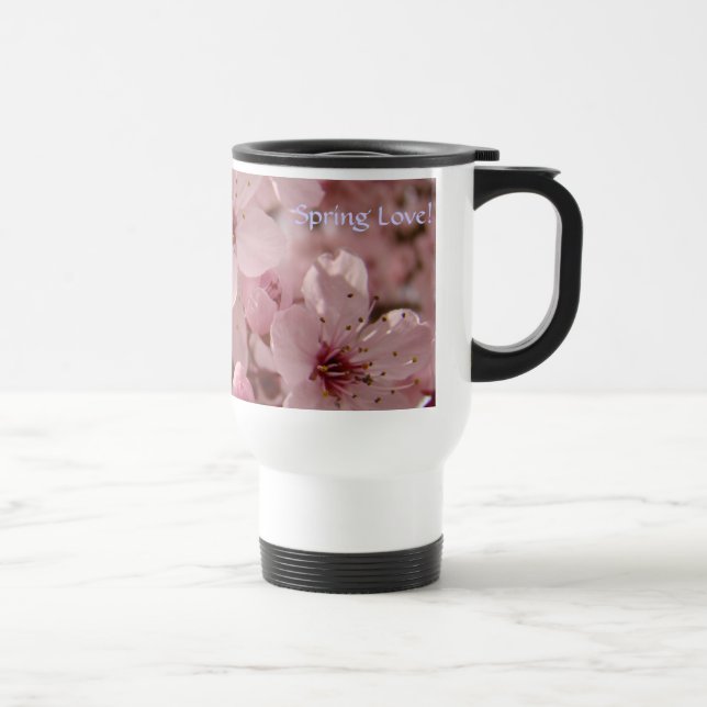 Tasse de café Amour de Printemps Fleurs de Cerisie (Droite)