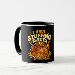Tasse de café amusante pour Thanksgiving : J'ai de