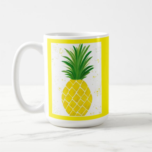 Tasse de café Ananas Tropical (Gauche)