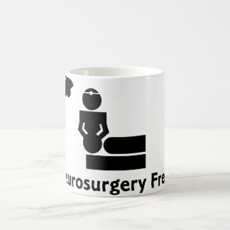 Tasse de café anormale de neurochirurgie (blanche)