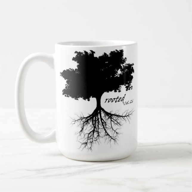 Tasse de café (arbre avec des racines) (Gauche)
