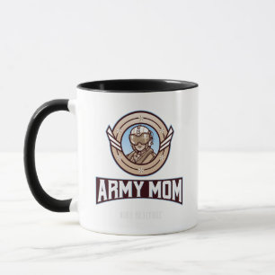 Tasse de café Army Mom – Fierté militaire de haute