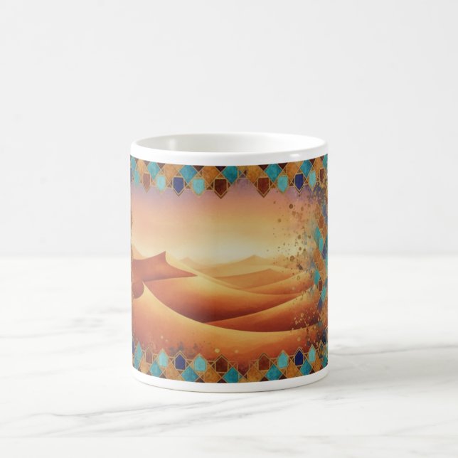 Tasse de café Art marocain Sahara (Centre)